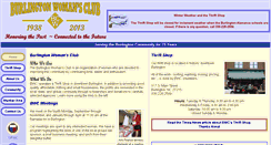 Desktop Screenshot of burlingtonwomansclub.org